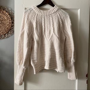 Cozy cream sweater
